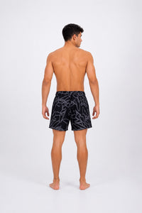 Pantaloneta Surf Grafiti Negra