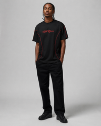 Camiseta Cursiva Lineas Rojas