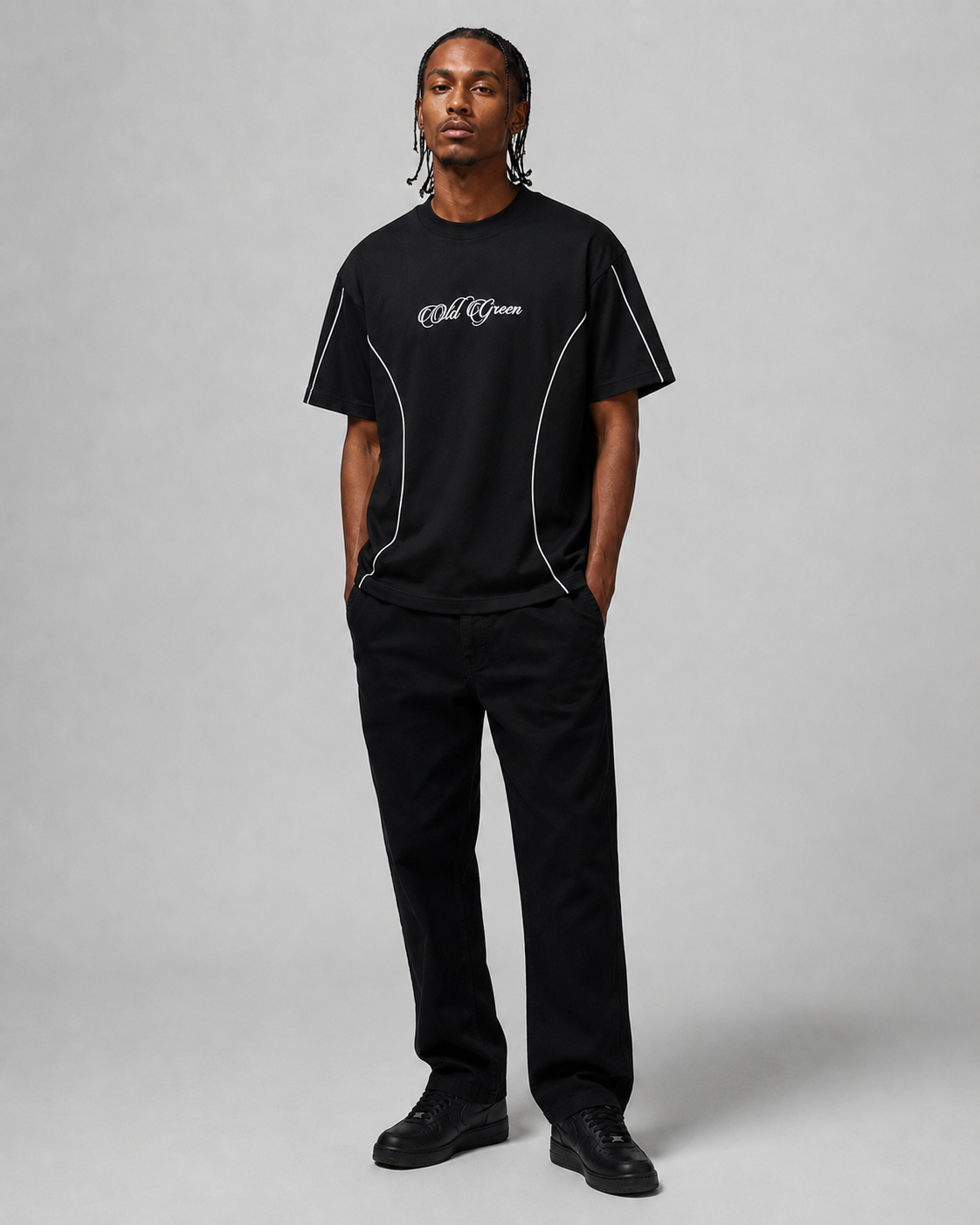 Camiseta Cursiva Lineas