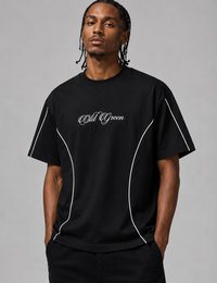 Camiseta Cursiva Lineas