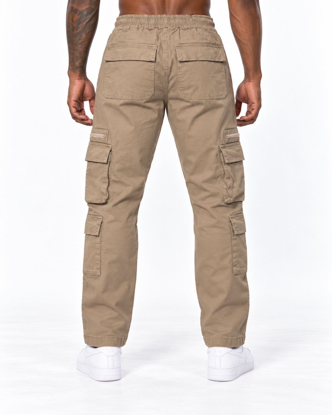 Cargo Bota Recta Kaki