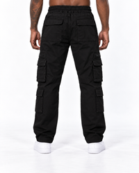 Cargo Bota Recta Negro
