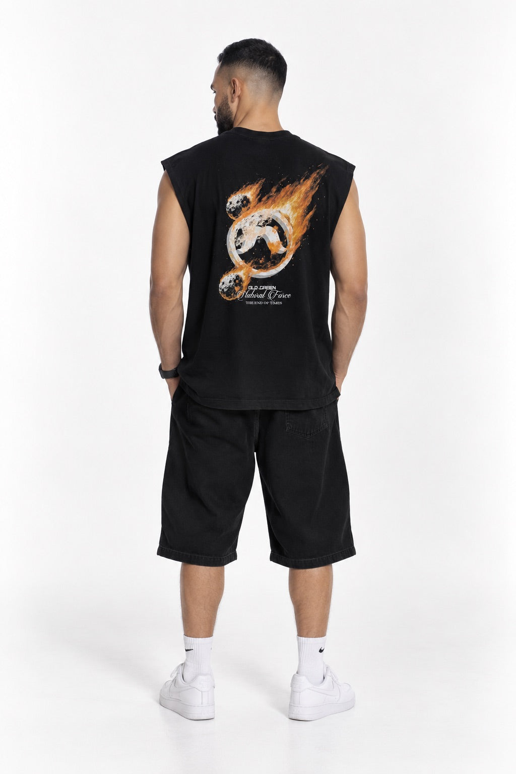 Tank Top Meteoritos Negra