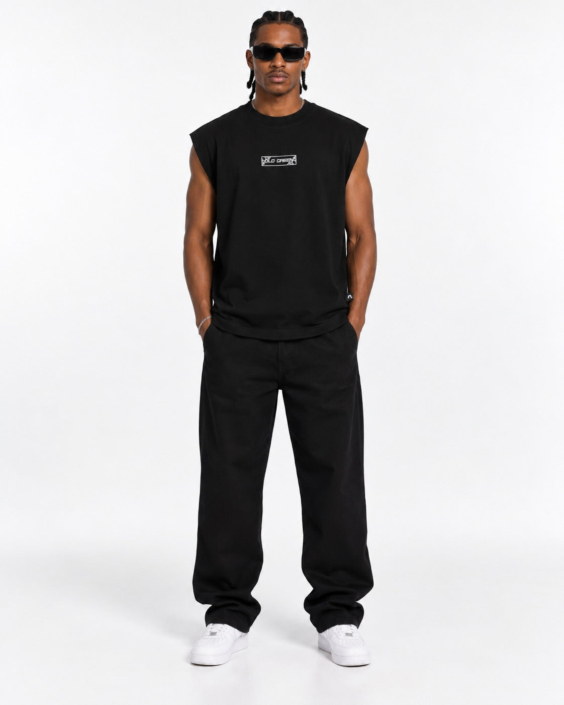 Tank Top Negro/gris