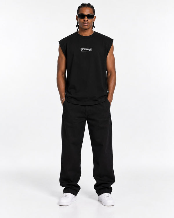 Tank Top Negro/gris
