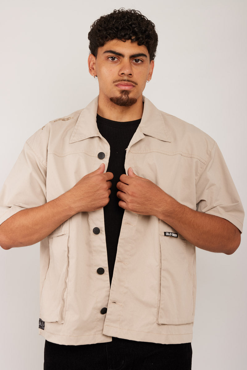 Camisa Cargo Beige