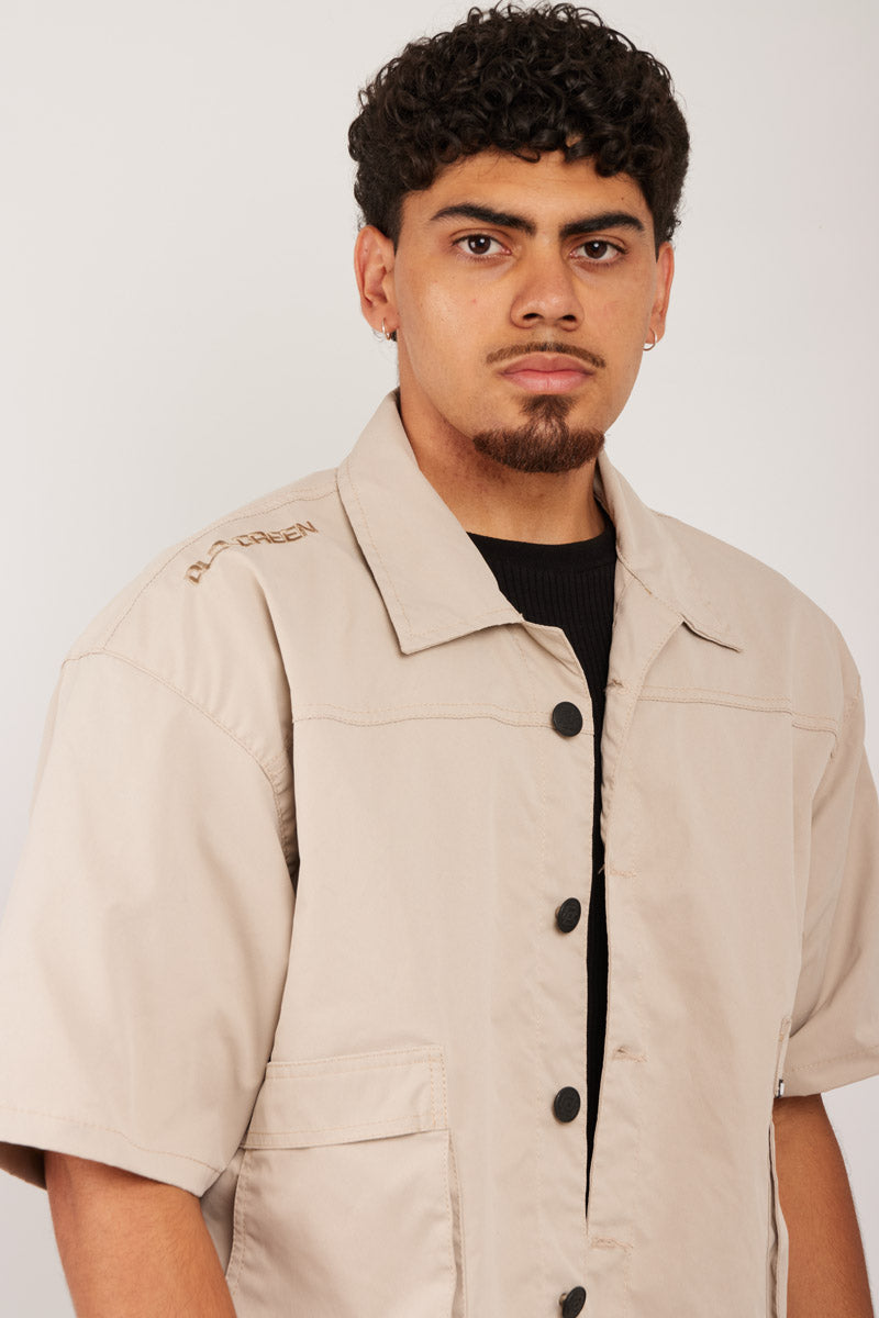 Camisa Cargo Beige